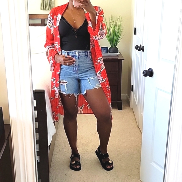 Tropical Kimono_Multi color_US women's size mediume - Picture 2 of 5